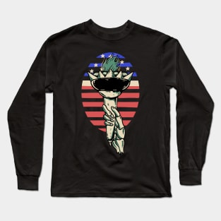 4 th of july - liberty american Long Sleeve T-Shirt